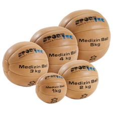 Medizinball-Set aus Leder