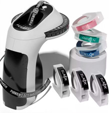 Dymo Omega Präge Beschriftungsgerät Label Maker für Embossing Schriftband 9mm