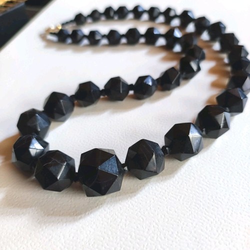 Antik jet gagat trauerschmuck - antik,