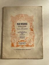 Opern-Album Richard Wagner Tannhäuser alte Noten Violine Klavier Piano um 1910