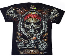 SKULL T-SHIRT BORN TO RIDE