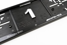 2 x Mercedes AMG Kennzeichenhalter Kostenloser Versand