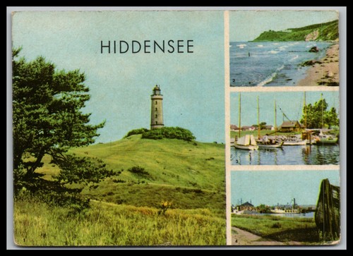 Ansichtskarte insel hiddensee - insel,