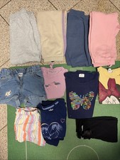 Mädchen Bekleidungs Klamotten Paket Größe 122 12 Teile Hosen, Oberteile, Schlaf