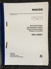 x 168 Wacker DPU 2950 Y   Ersatzteilliste parts list Ersatzteilbuch