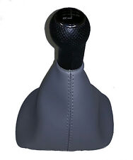 SCHALTKNAUF + SCHALTSACK SCHALTMANSCHETTE passend für VW New Beetle  - Grau