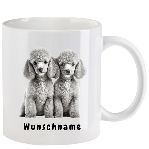 Tasse mit pudel - tasse,