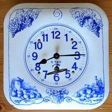 Alte Wand-/Küchenuhr mit