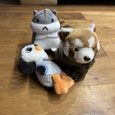 Paket, Stofftiere, Waschbären, 3 Spielzeuge