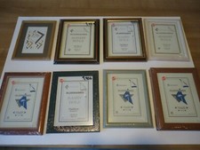 Foto Holz Rahmen 15x20 / 10x15cm Passepartout Aufsteller Bilderrahmen