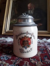 Alter Schöner Bierkrug Franziskaner-Leist-Bräu München Bier Brauerei 