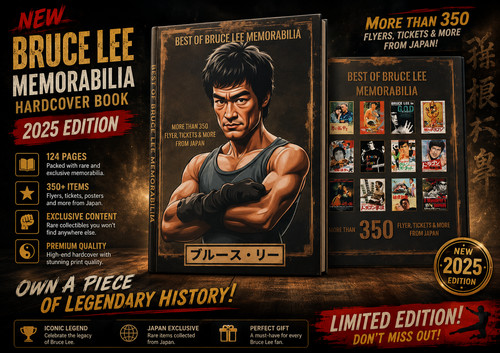 Bruce lee memorabilia book - bruce,