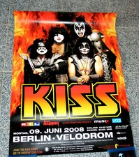 Vintage gerolltes KISS Concert
