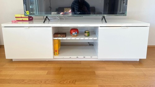Ikea white bank 160x42x45 - ikea,