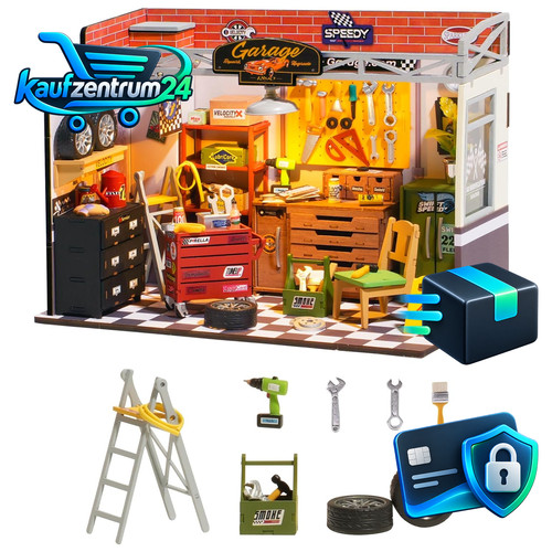 Miniatur haus bausatz diy - bausatz, 3d