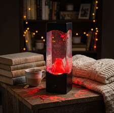 LED Vulkan Lampe