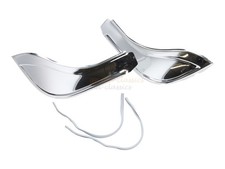 VW Käfer Steinschlagecken vorne Chrom NEU 1302 1303