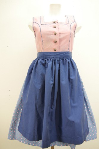 Dirndl 80er vintage blau - dirndl,