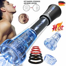 Elektrischer Sex Spielzeug für die Männer Masturbieren Penispumpe Vibratorensets