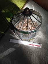 Mini-Glashaus im Tiffany-Stil, Kakteenhaus in Bleiverglasung