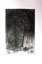 Radierung handsigniert