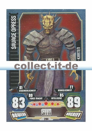 Force attax serie 204 - 204,