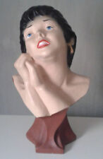 Große originale Art Deco Frauenbüste 53 cm Sammlerobjekt um 1930