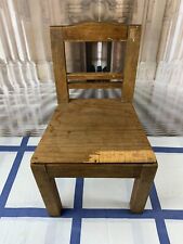 ANTIKER PUPPENSTUHL KINDERSTUHL MINIATURSTUHL STUHL AUS HOLZ UM 1940