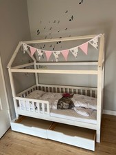 Alcube Kinderbett Haus 80×160 cm inkl. Matratze – Abholung Berlin