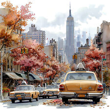 Wandbild New York City Taxi