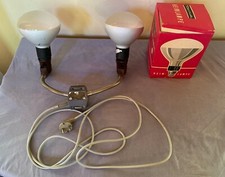 Fotostudiolampe 50er 60er + Ersatzglühbirne 500 W Vintage Strahler Studiolicht