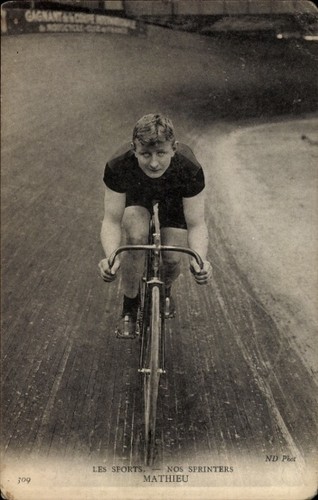Radrennfahrer mathieu - ak,