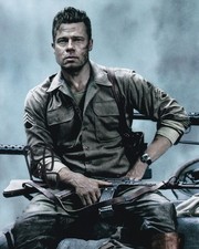 BRAD PITT signed Autogramm 20x25cm FURY in Person autograph ACOA