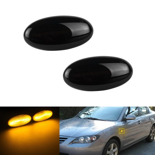 Led seitenblinker schwarz - 2x led,
