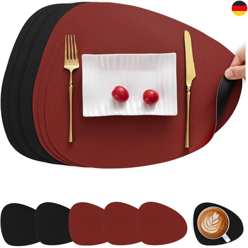 Tischset leder kunstleder - tischset,