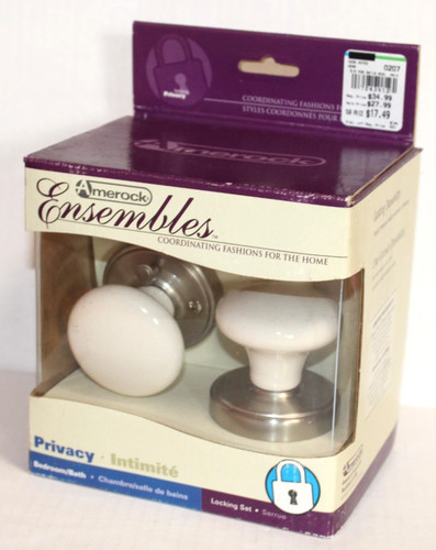 Amrock round porcelain satin - amrock,