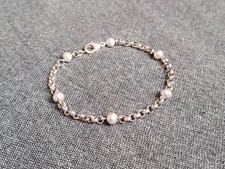 alte 925er Silber-Armkette -