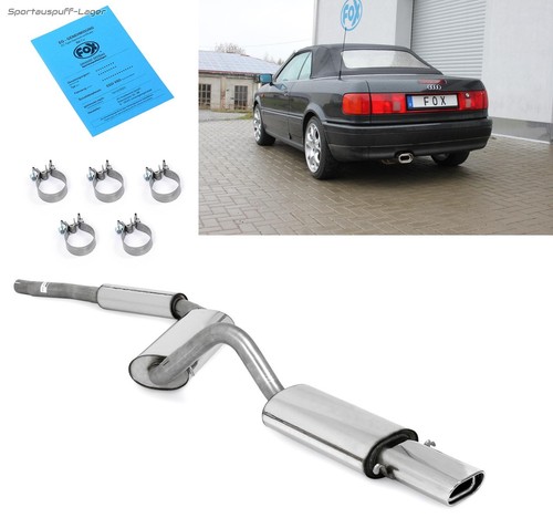 Fox komplettanlage audi 90 - fox, 80/90