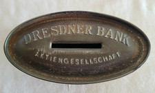 Sparbüchse*Blechdose*Dresdener Bank*Oldtimer/Autos*50/60*Dachbodenfund