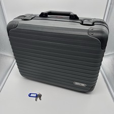 RIMOWA Koffer Handgepäck/Cabin 45x35x20cm Polycarbonat Schwarz mit Schlüssel✅