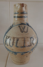 Sehr alter Westerwälder Steingut Krug Enghalskrug, Speicherfund