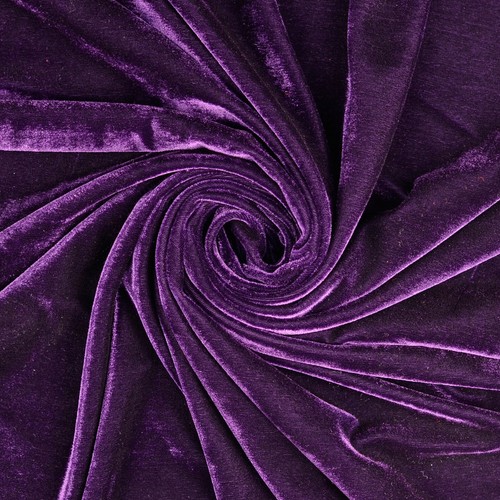 Stretch samt stoff velour - stretch,