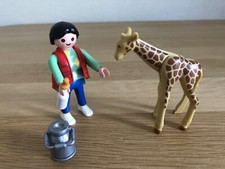 Playmobil 3253 Tierpflegerin mit Baby Giraffe