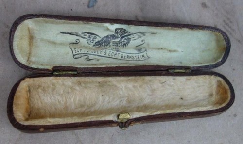Alte leer schatulle hülle - alte,