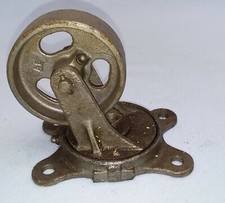 Transportrolle altes Industriedesign Gussrollen, drehbar AE 100XL  C 558