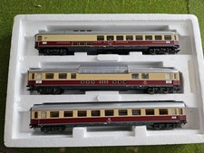 Trix Märklin TEE Personenwagen Umbau auf 2-Leiter mit Beleuchtung