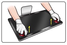 Apple Front Glasscheibe für