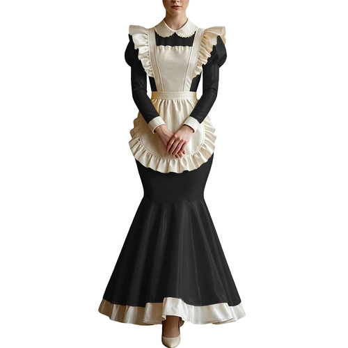 Langes meerjungfrauenkleid - langes,