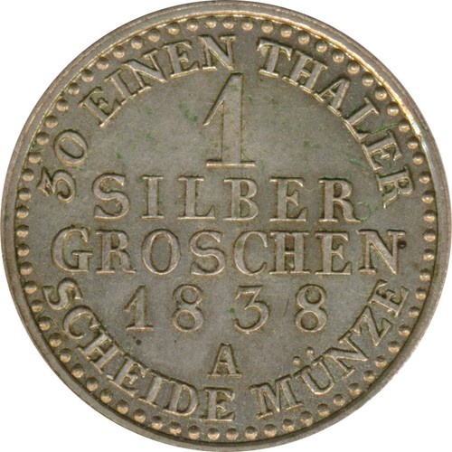Preussen silbergroschen 1838 - 1,