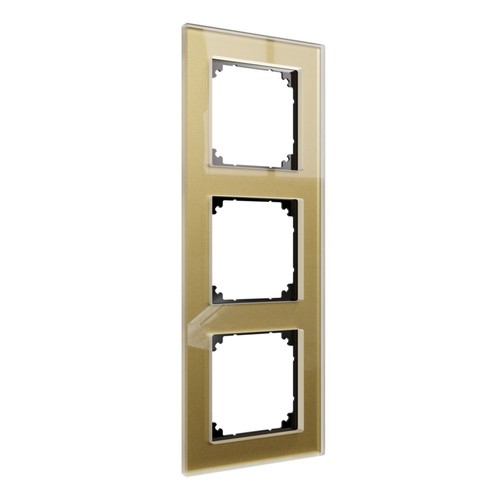 Merten echtglasrahmen fach - merten, 3-fach